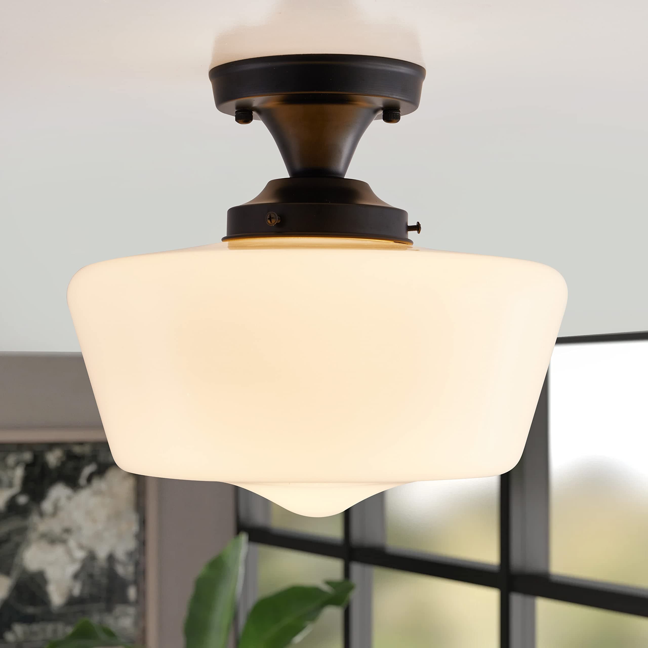 Milk White Glass Light