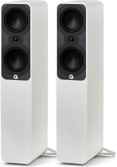 5050 Floorstanding Speakers – Satin White (Pair)