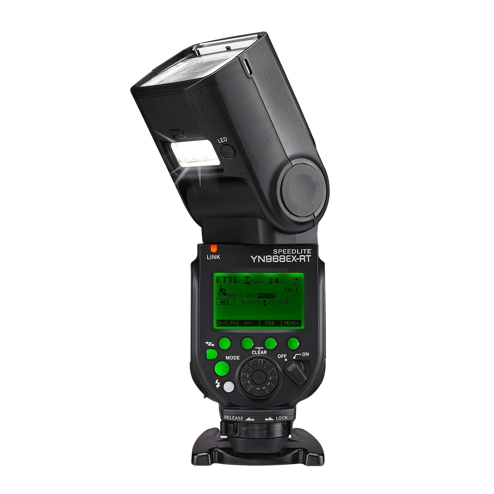 YN968EX-RT YN968EXRT GN60 LED Wireless Flash Speedlite Master TTL HSS for Canon Digital Cameras