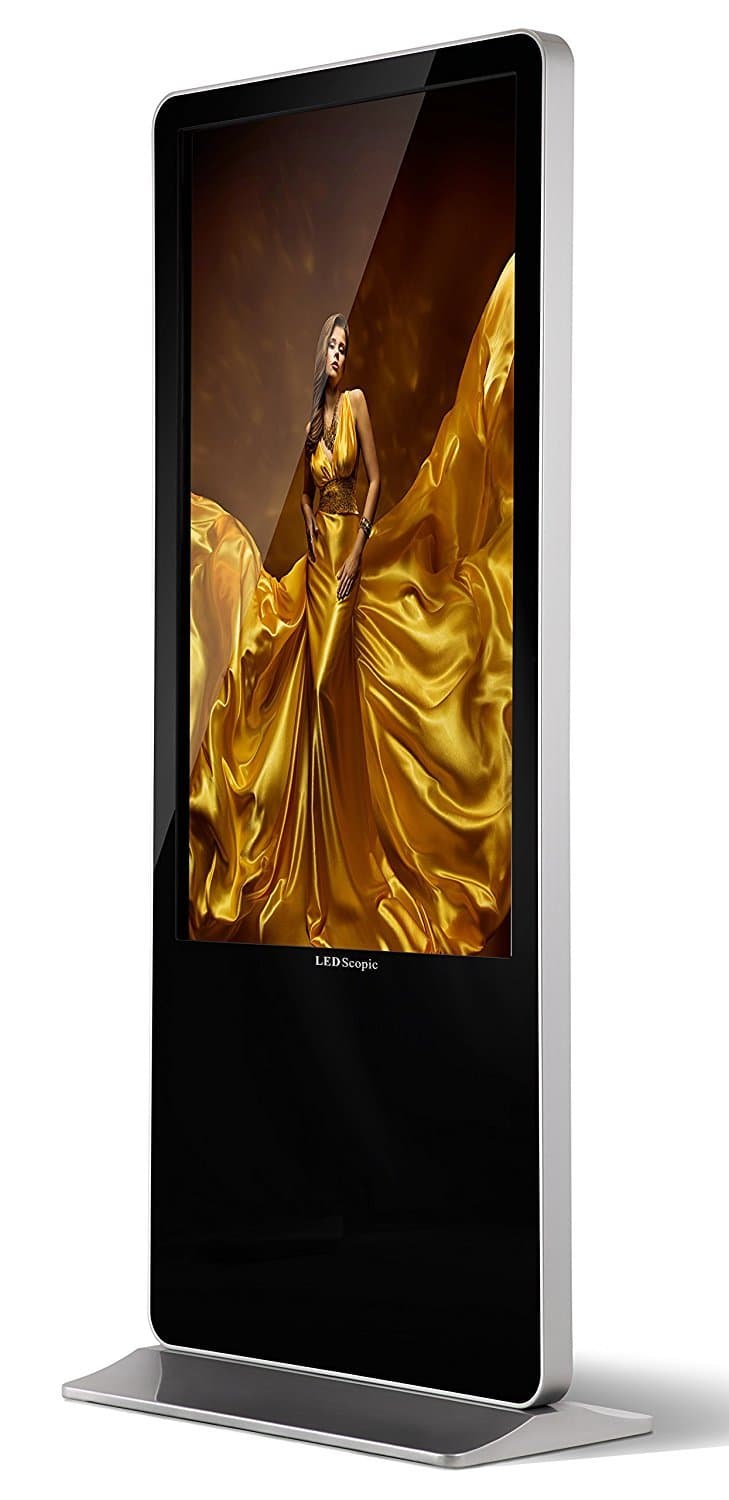 Standing Touch Screen Kiosk Computer with Intel i-5, 8gb RAM, and Windows 10 (43")