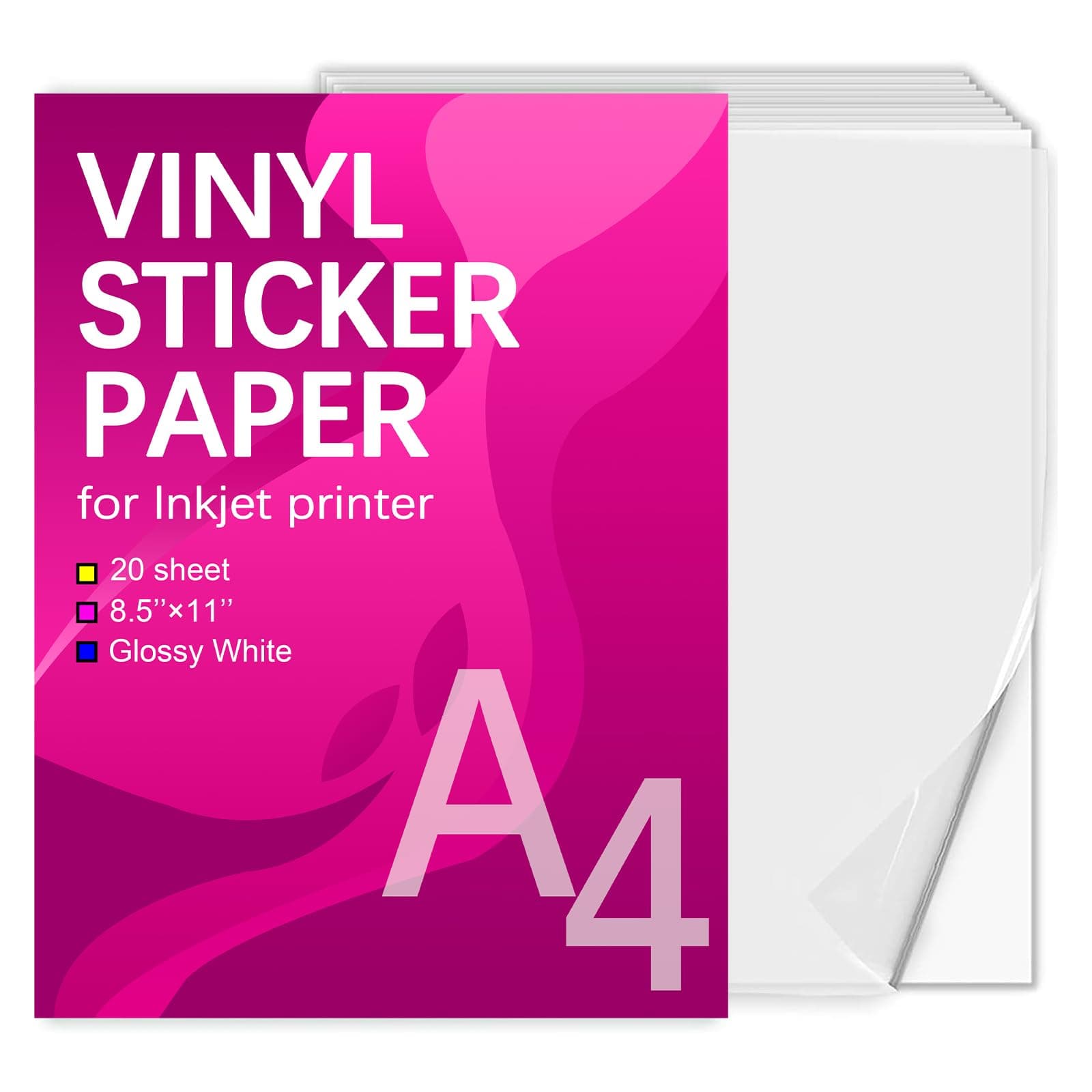 Glossy sticker paper 20