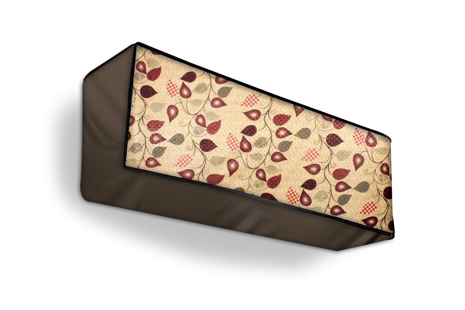 Split AC Cover Indoor Unit For 2 Ton Capacity AC, All Weather Cover/Attractive Digital Prints/Dustproof/Water Resistant Split Ac Cover (Brown Leaf)