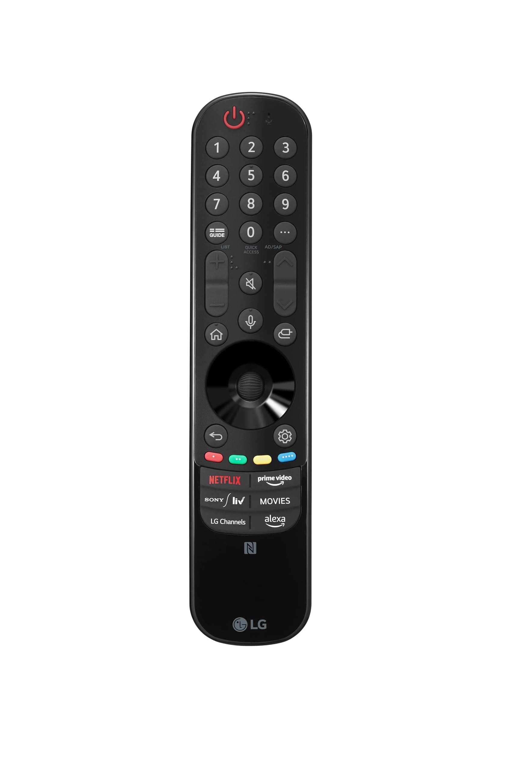 LG MR24GN Universal Remote Control For Drone,Set Top Box, Black