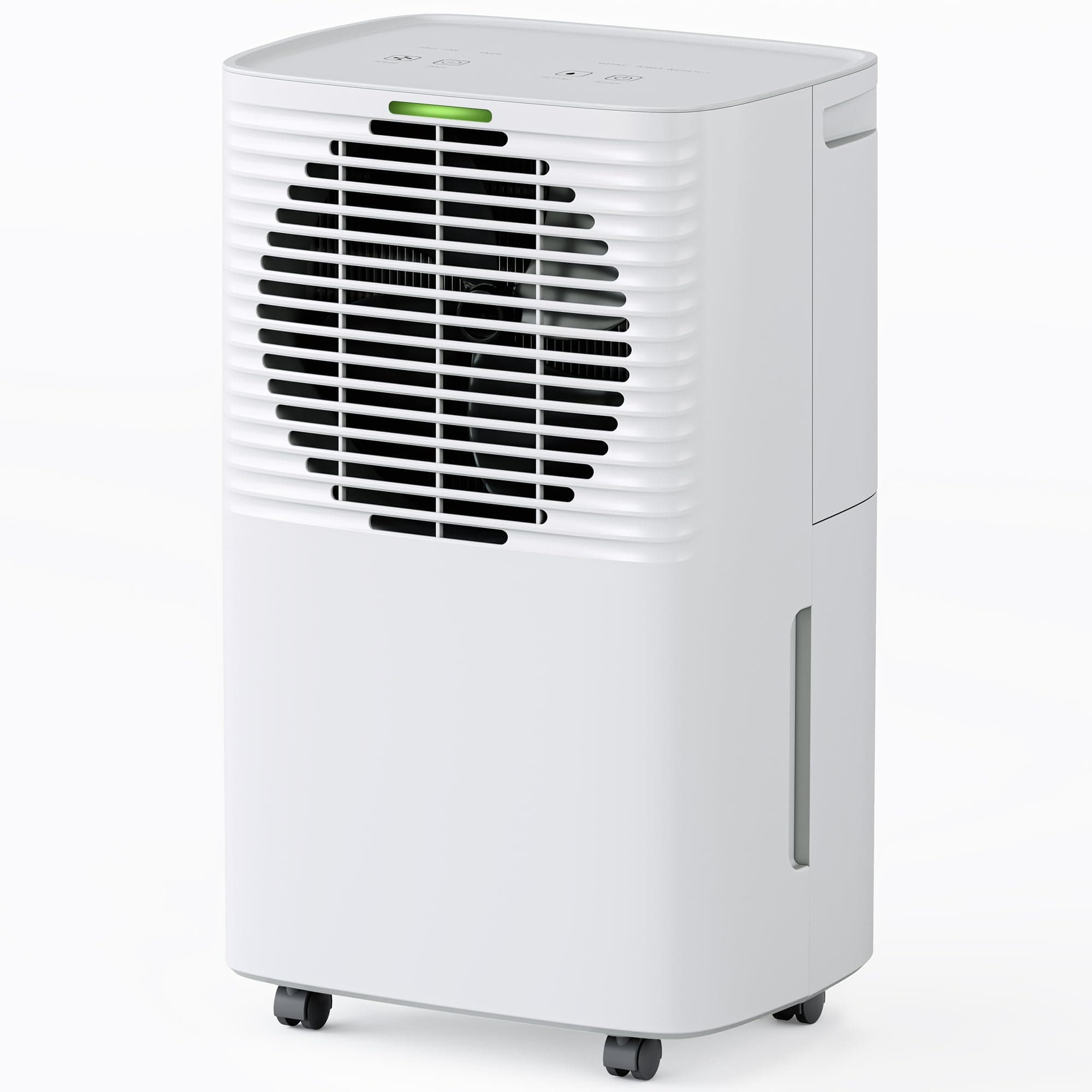 30-Pints Dehumidifier for Basements - 2000 Sq. Ft. Compact Dehumidifier with Auto or Manual Drainage - with Intelligent Humidity Control | Auto Defrost | Dry Clothes for Home Basements Bedroom Bathroom
