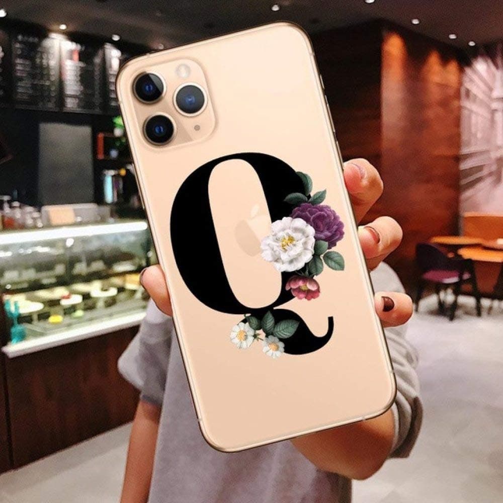 Apple Phone Case,Phone Case For Iphone 11 Pro Max Wireless Charging Fashion Customized Initial Soft For Iphone X Xr Xs Max 7 8 Plus