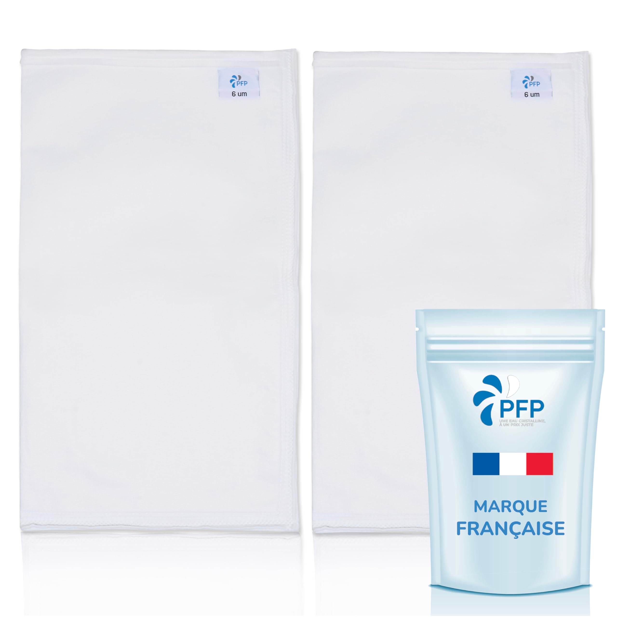 PFP Filter Bag Compatible with Desjoyaux Pools | Filter Sock | Pool Filtration Sock | Skimmer Basket Filter (Set of 2 – 6 Microns)