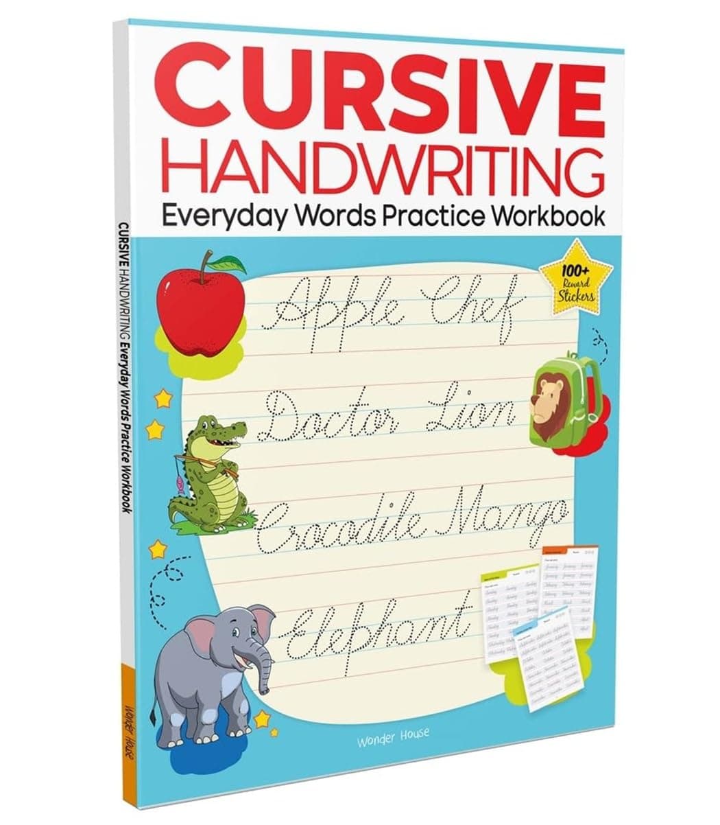 Cursive Handwriting Practice Workbook: Everyday Words | Level 2 | Ages 6–9 | ...