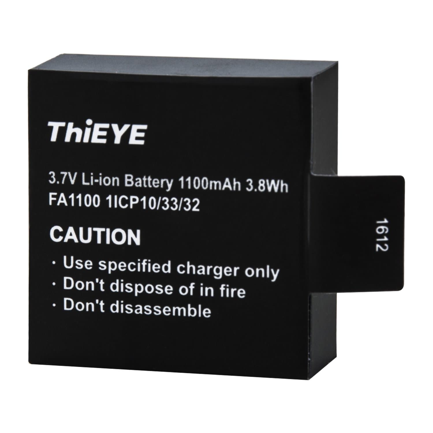 T5e / E7 / T5 Edge Action Camera Original Battery Rechargeable Spare Battery 1100mAH 3.7 V Li-ion