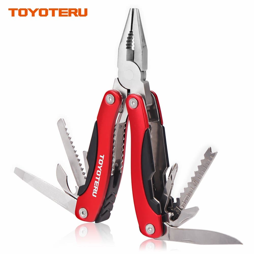 14 in 1 MultiTool Multi Purpose Pliers, Knife, Ruler, Cable Cutter, Needle Nose Pliers, Saw, File, Screwdrivers, and More!