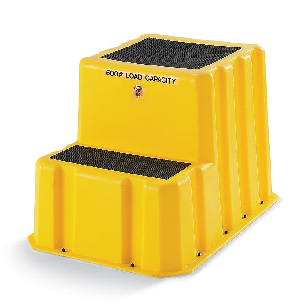 Dixie Poly TXST-2 Nestable Step Stool, 500 lbs Capacity, 25" Width x 24" Height x 36" Depth