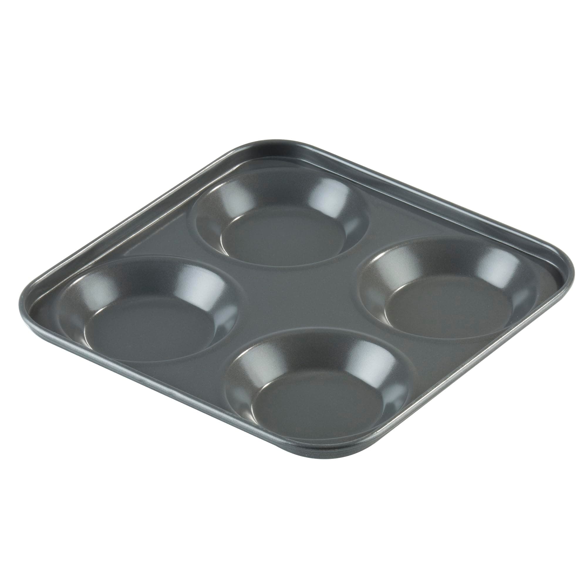 Prochef Professional Range, Large Yorkshire Pudding Tray, Teflon Non-Stick Silicone Coating, Black