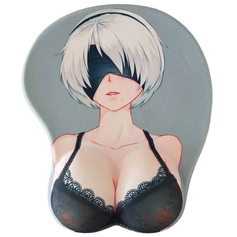 Computer Pretty Mouse Pad Cute Office 3D Mouse Pad Sexy Anime Funny Mouse Pad Kawaii Gaming Mousepad with Wrist Support