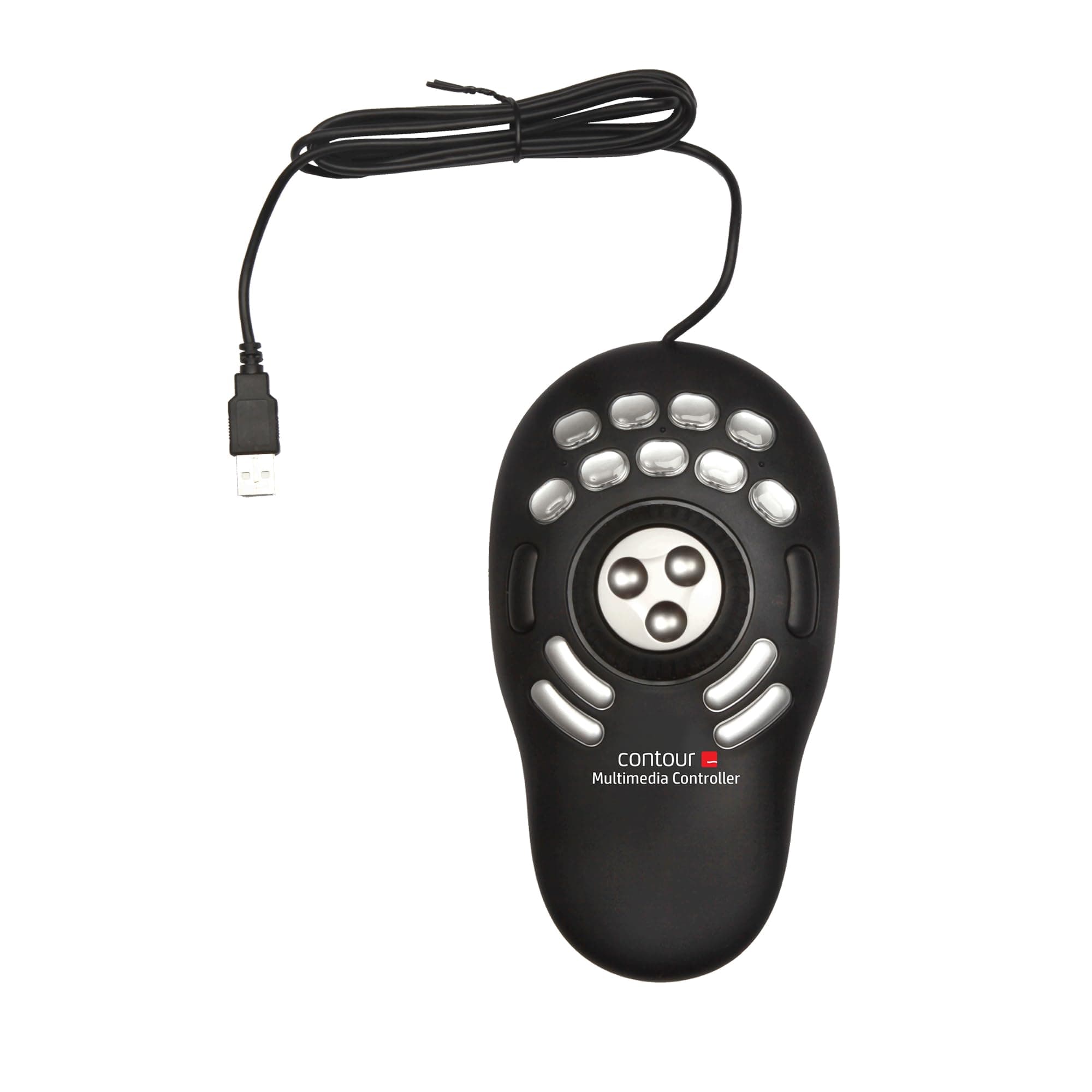 Contour ShuttlePRO v2 – Multimedia Controller with Jog Wheel & 15 Custom Programmable Buttons | Ideal for Video, Audio & Photo Editing | Mac & PC Compatible