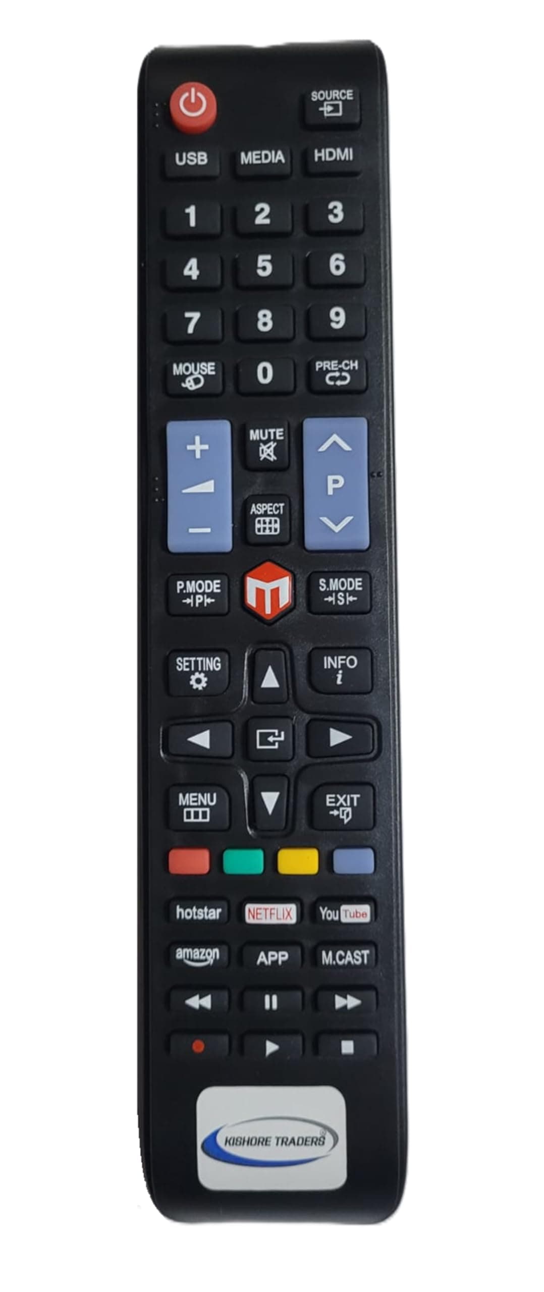 Remote Control Compatible with Adsun Led Tv (Please Match Your Old Remote with Given Image)