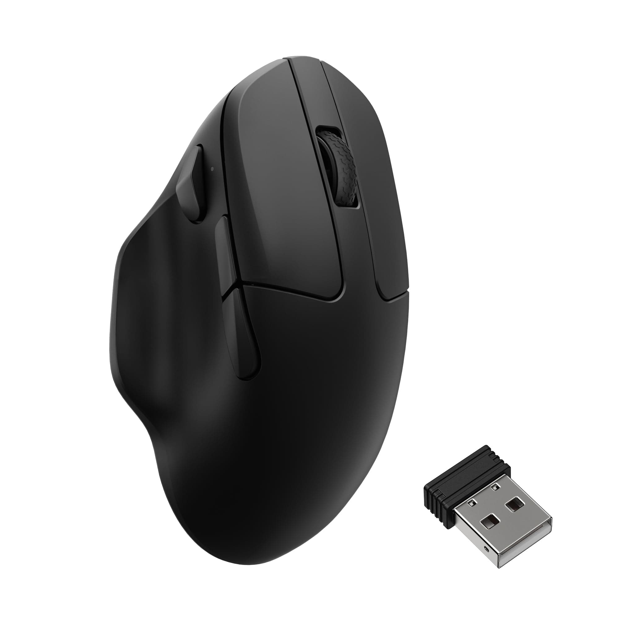 - Keychron M7 8K Wireless Mouse, 30K DPI Optical Computer Mice, 2.4 GHz/Bluetooth/Wired with Macro Button 66g Lightweight Ergonomic, Up to 140 Hours Worktime for Laptop macOS/Windows - Black
