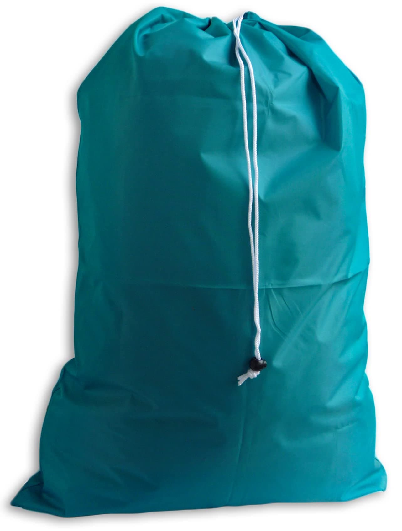 Extra Large Laundry Bag with Drawstring, Color: Teal, Size: 30x45