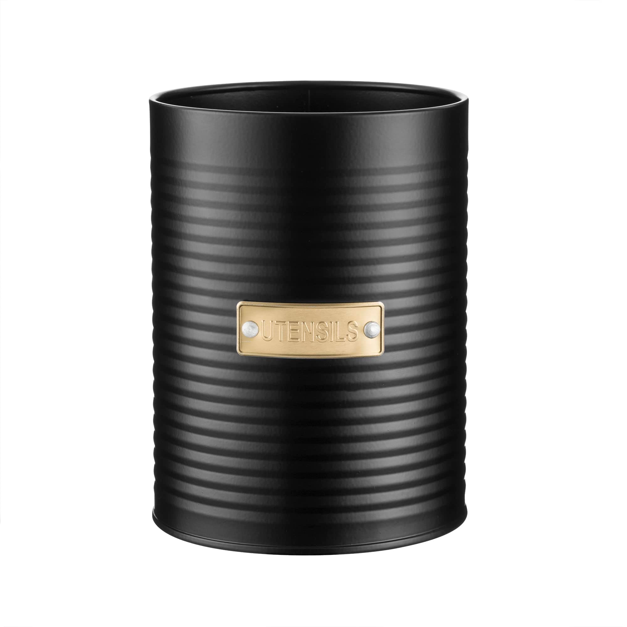 Otto Black Utensil Storage Pot