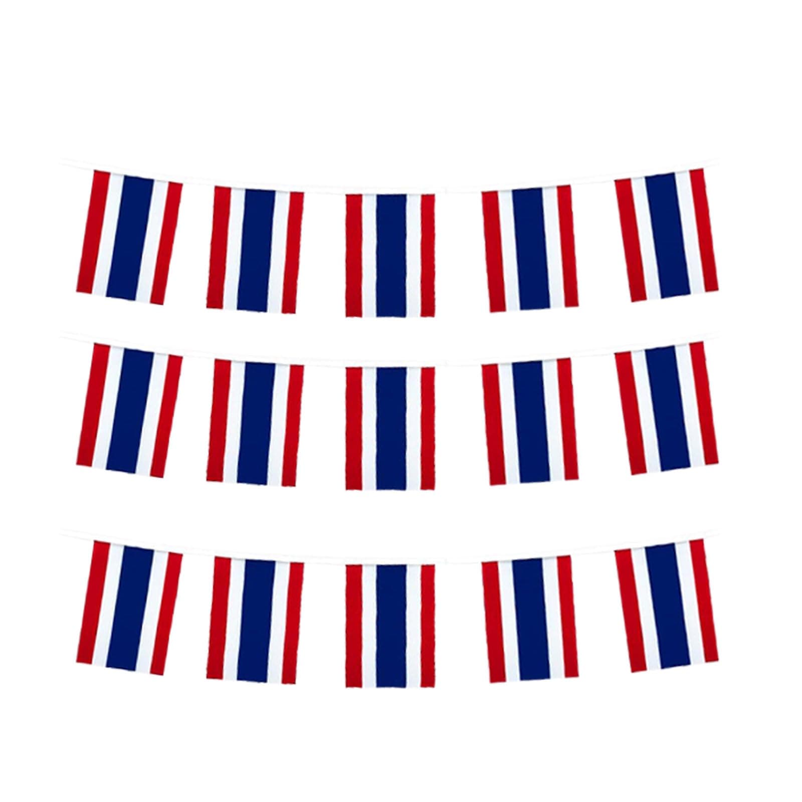- Thailand Flag Thai Flag, Small String Thailand Flags Mini Thai Flags Banner, Used for Party School Sports Events Patriotic Festival Decorations