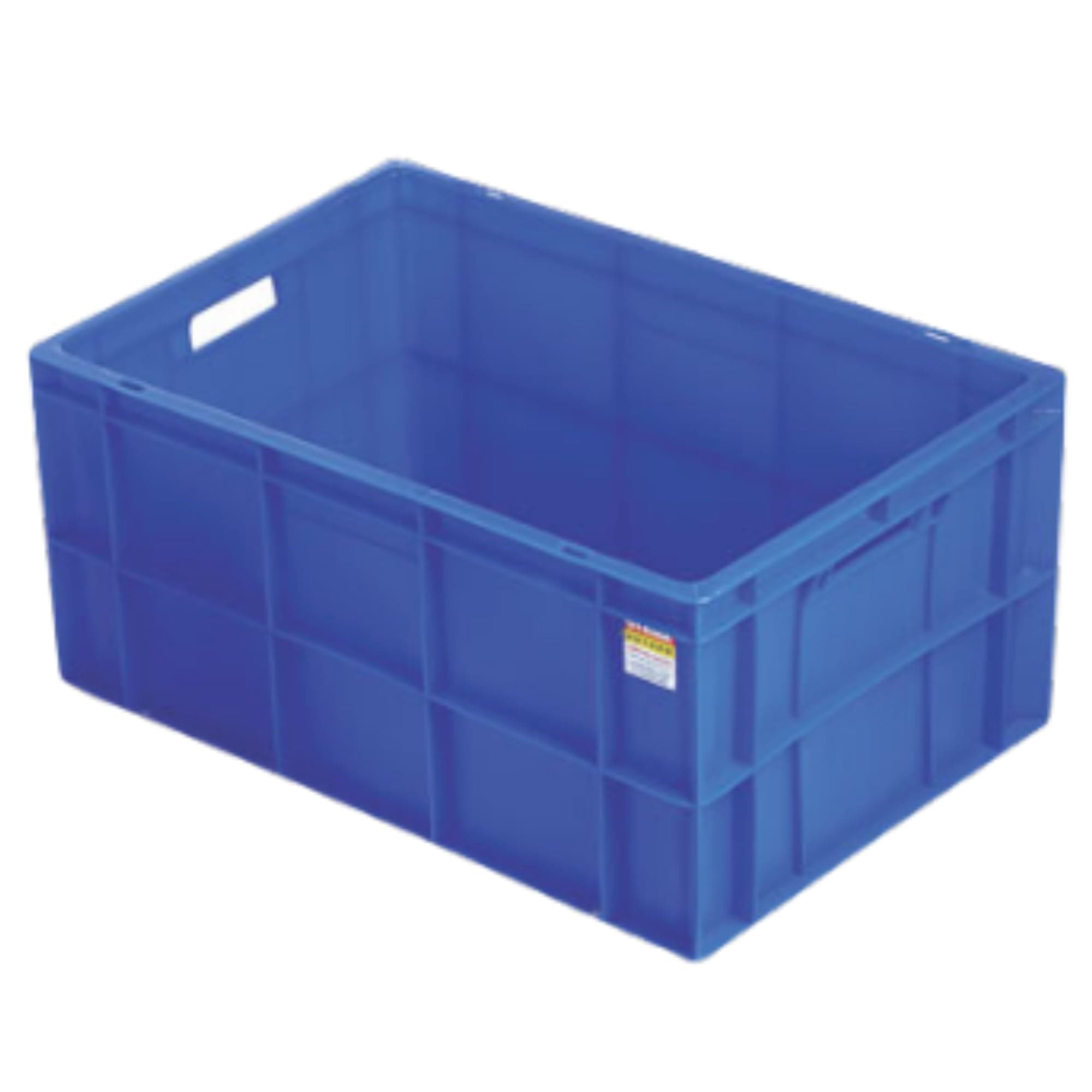 Aristo Plastic Storage Heavy Duty Multipurpose Rectangular Storage Box Crates, Capacity 54.50 Ltr, Blue Color (600 X 400 X 285 MM) 64285CL