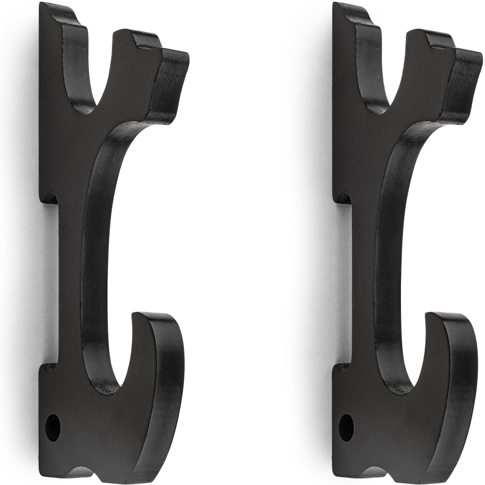 Sword Holder Wall Mount 2-Tier Hook Katana Holder Adjustable Display Hanger for Samurai Sword Tanto Rapier light saber Cosplay Blade Tanjirou Demon Slayer Weapon Rack