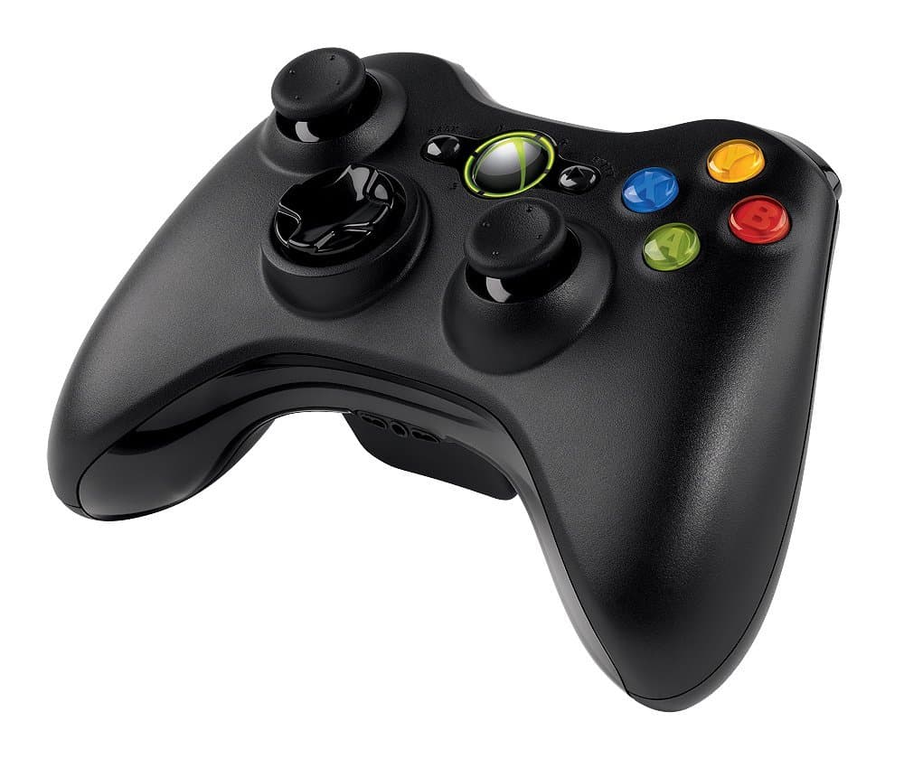 Microsoft Xbox 360 Wireless Controller Black (Renewed)
