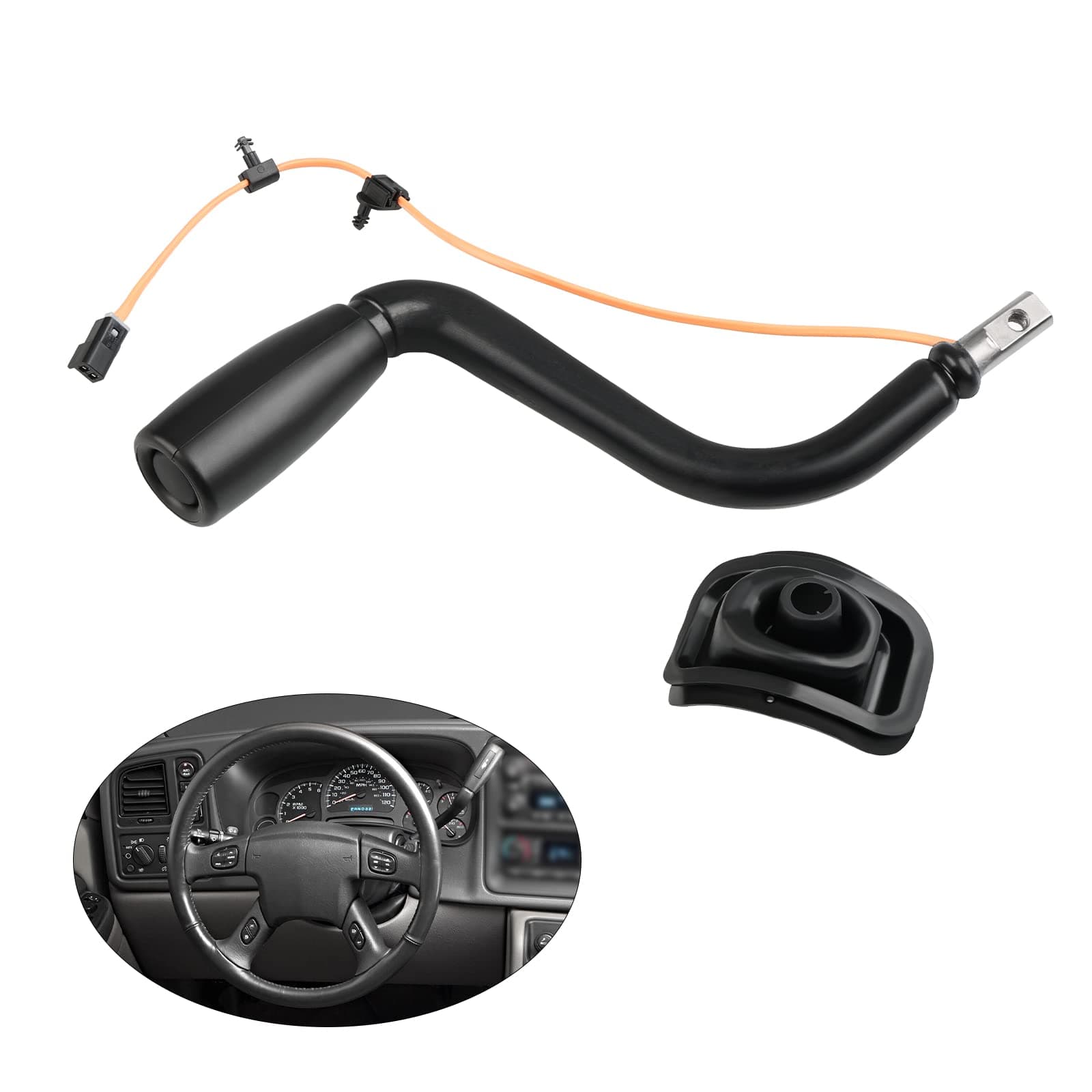 JDMON Replacement for Automatic Transmission Shift Select Lever with Boost Chevy Silverado Avalanche Suburban Tahoe/GMC Sierra Yukon/Cadillac Escalade Auto Trans Gearbox Shift Lever Replace 905-106