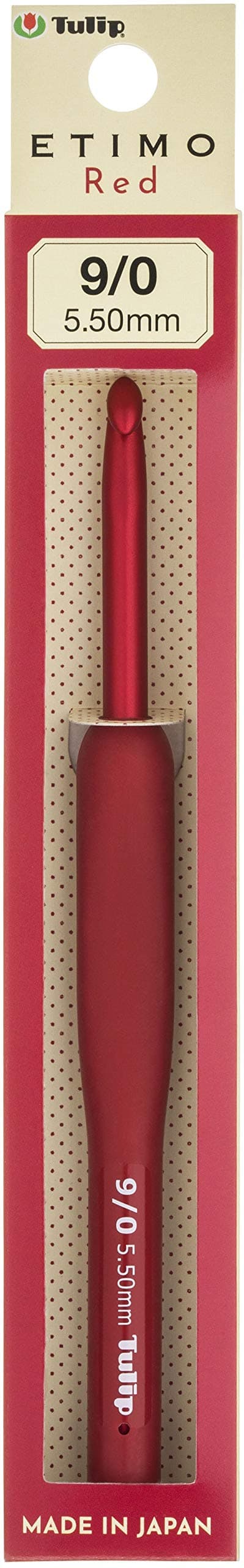 Etimo Red Crochet Hook 5.50mm