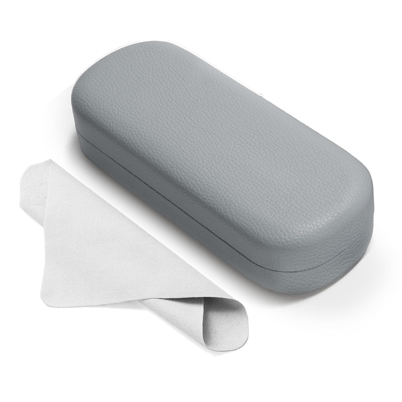 Glasses Case Large Hard Shell Eyeglasses Case PU Leather Protective Case for Sunglasses Eyeglasses