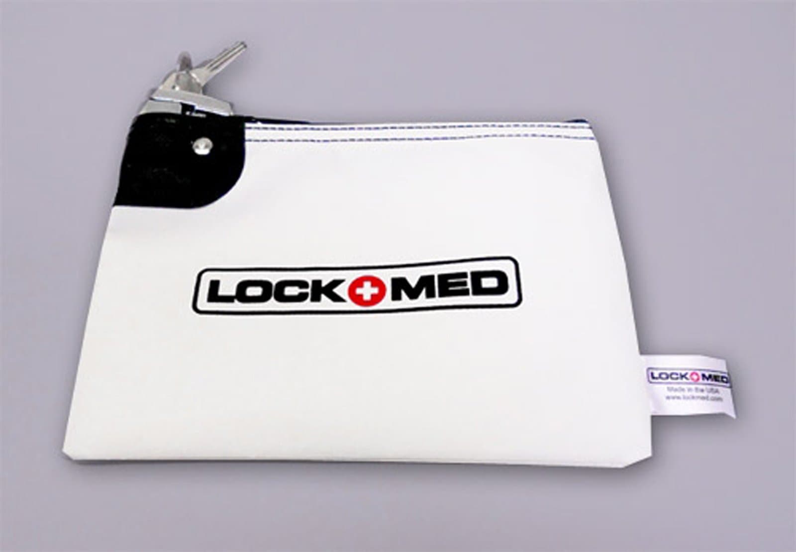 Medication Pill Bag w/Key Lock - Small