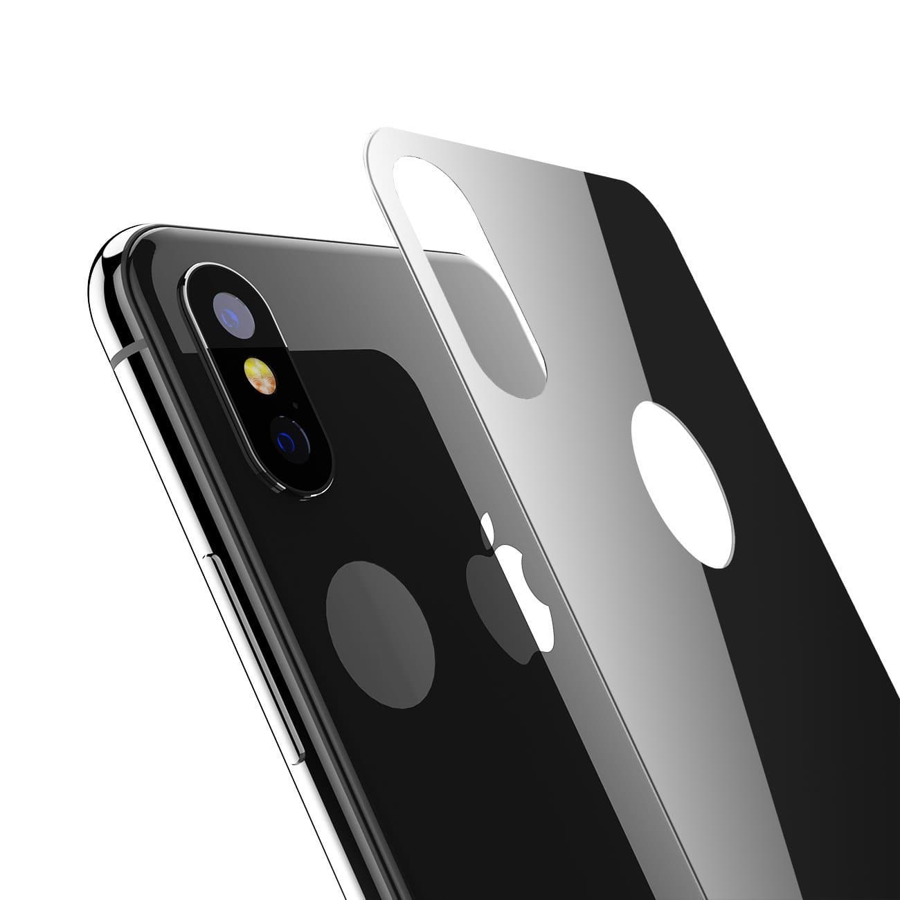 iPhone X / XS Back Screen Protector, Kolpop 3D Full Coverage iPhone X / XS Tempered Glass Back Protector, Anti-Fingerprint Case Friendly Anti-Scrath Back Glass Protector Film For iPhone X / XS(Black)