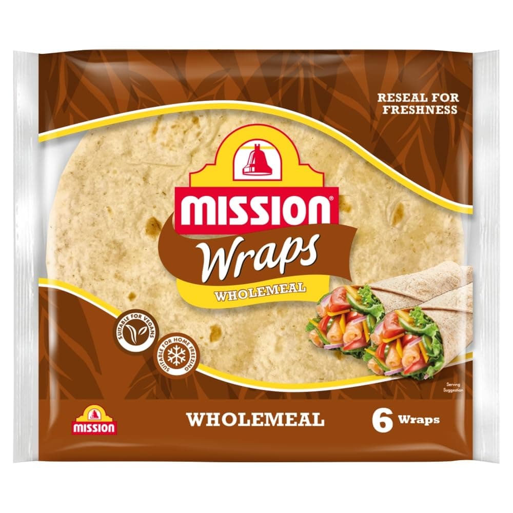 Wholemeal Wraps 6pk