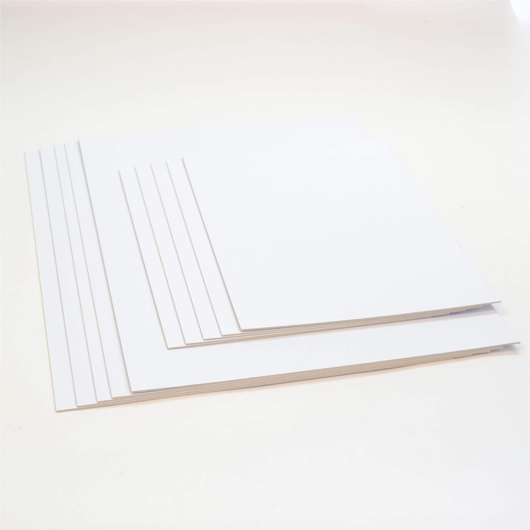 A2 White Mountboard pk10