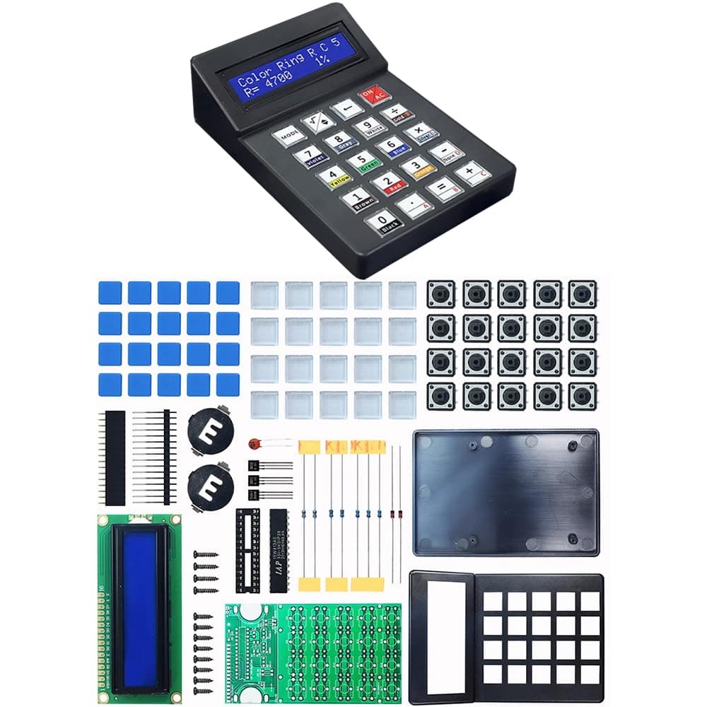 Gikfun 7-Bit LCD1602 Display Desktop Calculator DIY Hobbyist Electronics Project Kit Suitable for Home/Work/Student EK1995