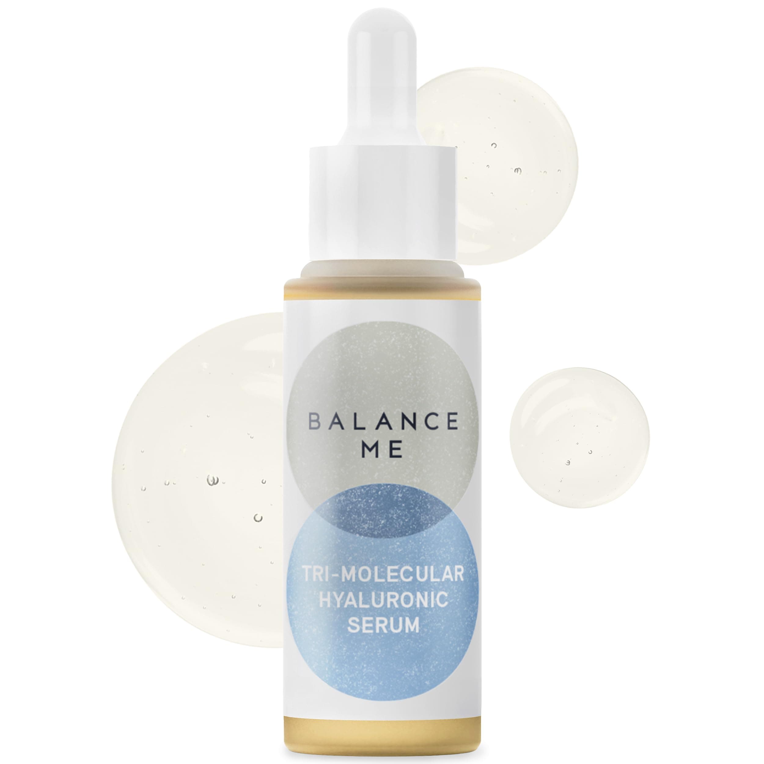 Balance Me Tri-Molecular Hyaluronic Acid Serum 30ml, Anti-Ageing Face Serum for Mature Skin, With Aloe Vera to Support Hydration and Dry Skin
