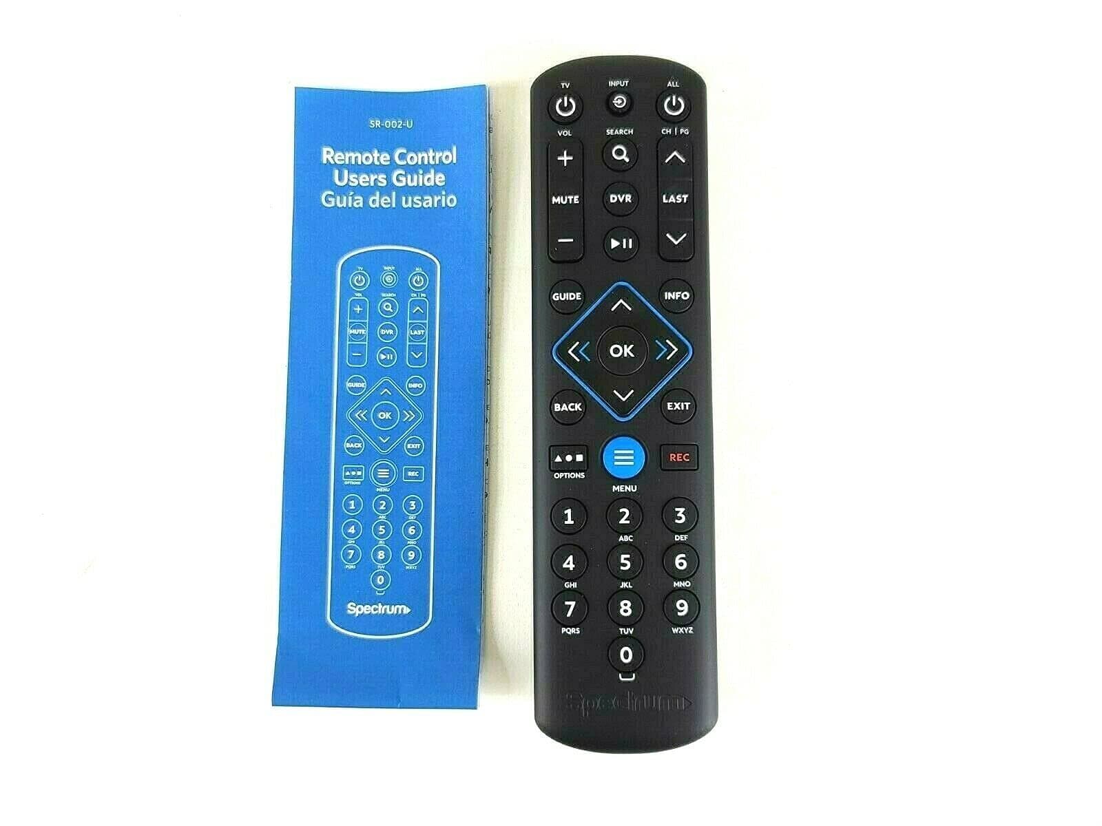 SpectrumTV Remote Control 3 Types to Choose FromBackwards Compatible with Time Warner, Brighthouse and Charter Cable Boxes (Pack of One, URC1160)