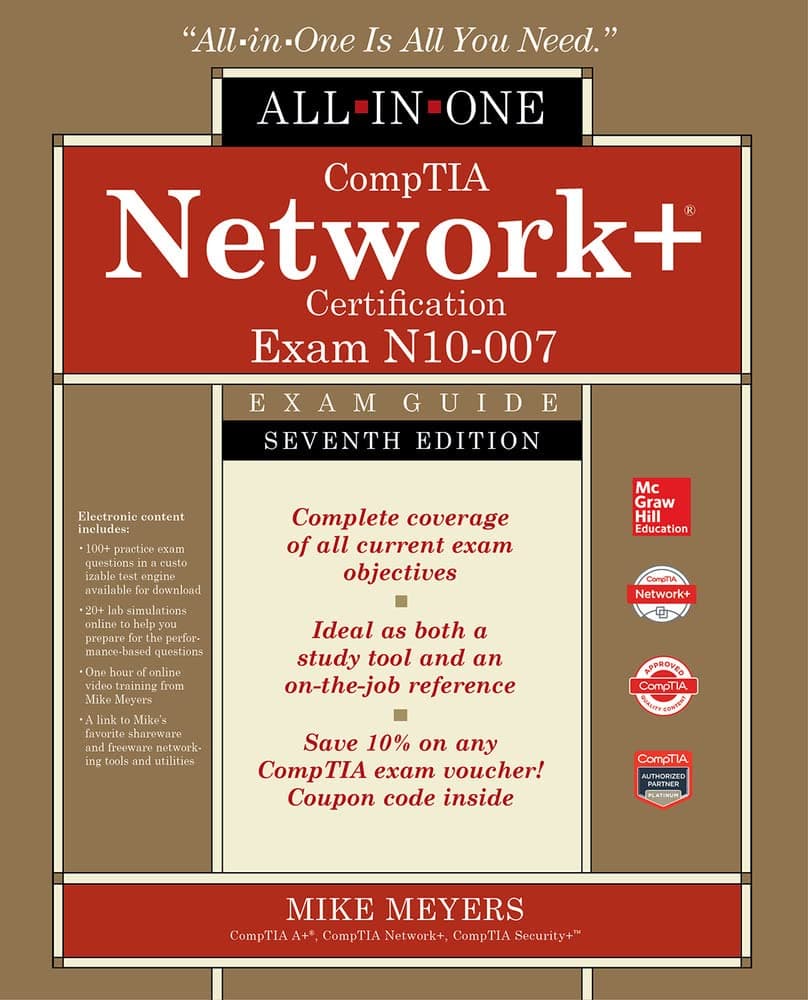 CompTIA Network+ Certification All-in-One Exam Guide, Seventh Edition (Exam N10-007)