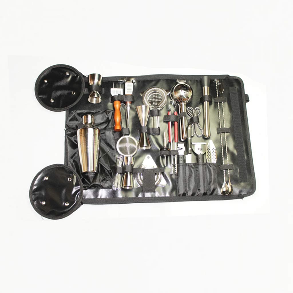 Bar Cocktail Shaker Tool Multi-Function Waterproof Diagonal Tool Bag Wine Bartender Kit