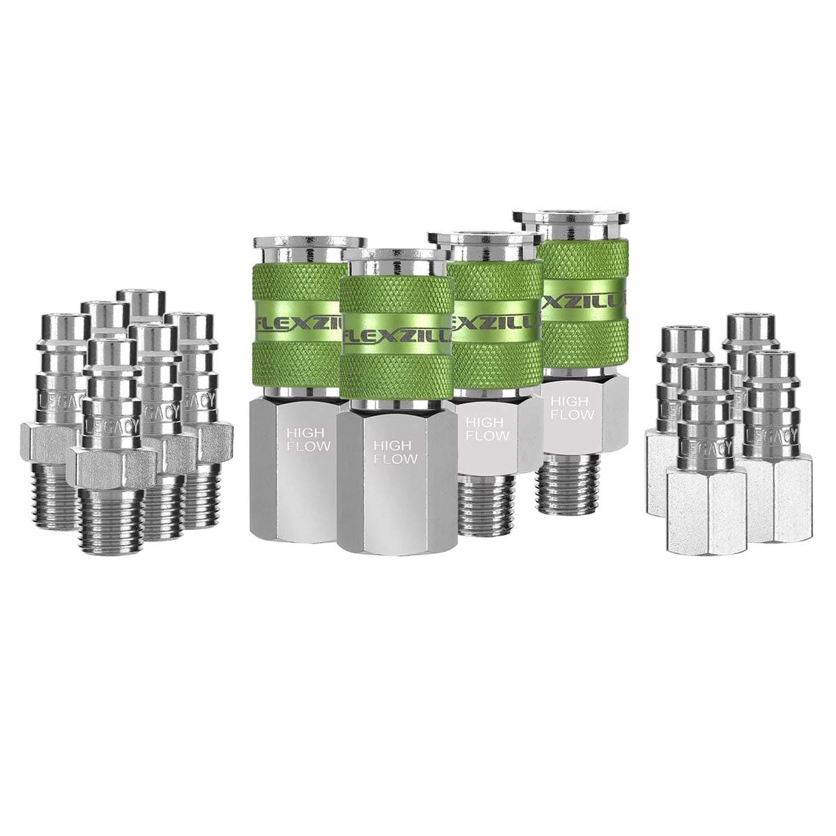 Flexzilla Pro High Flow Coupler & Plug Kit (14 Piece)