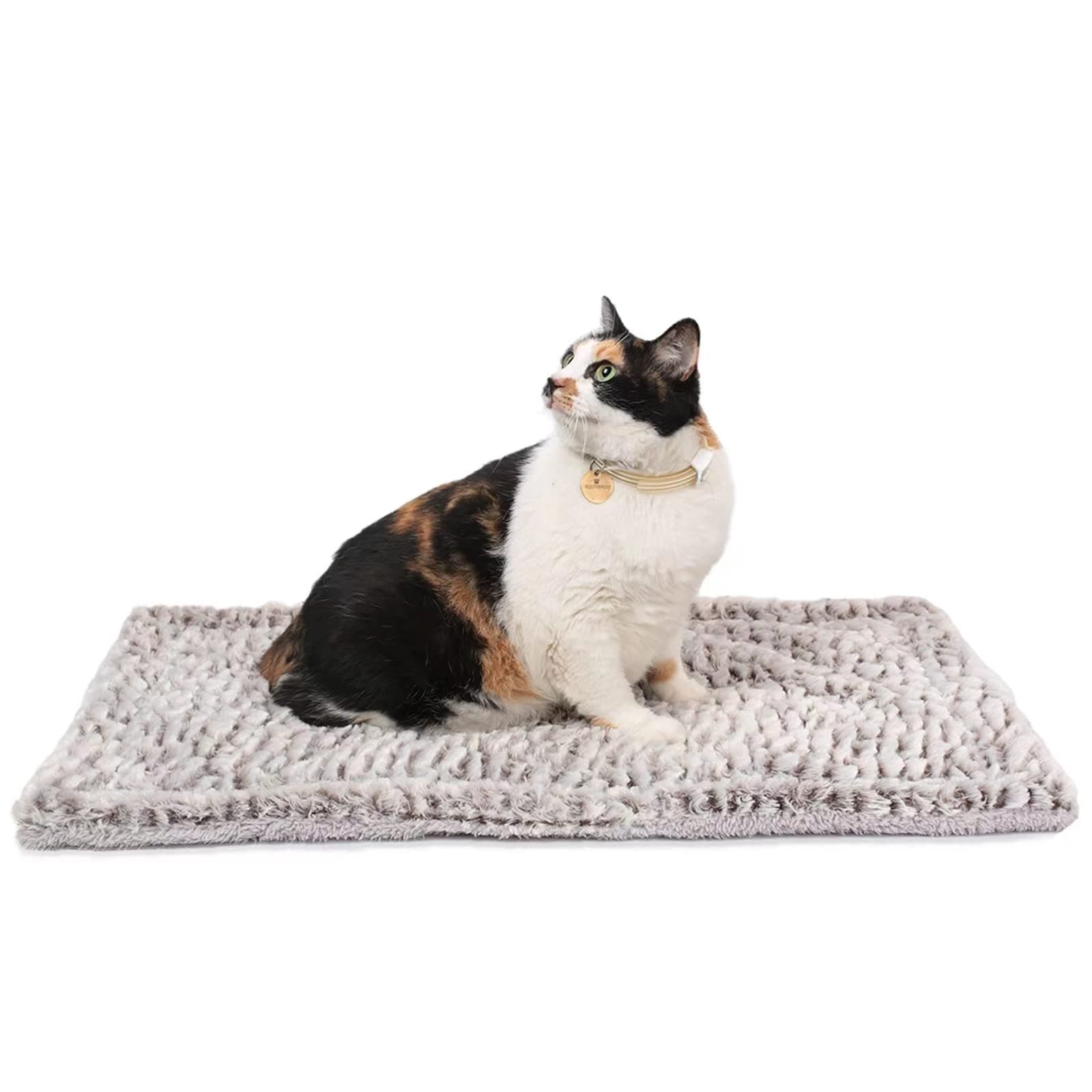 Self Heating Cat Pad Self Warming Bed 27.5" x 18.5" Thermal Heated Cat Mat Extra Warm Pet Mat for Outdoor and Indoor Large Kittens Small Puppy Pets