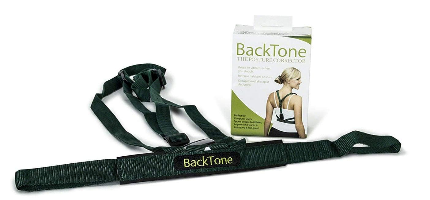 Jobri BackTone BioFeedback Posture Training Device to Correct Poor Posture and Help You Stand Straight, Size Medium
