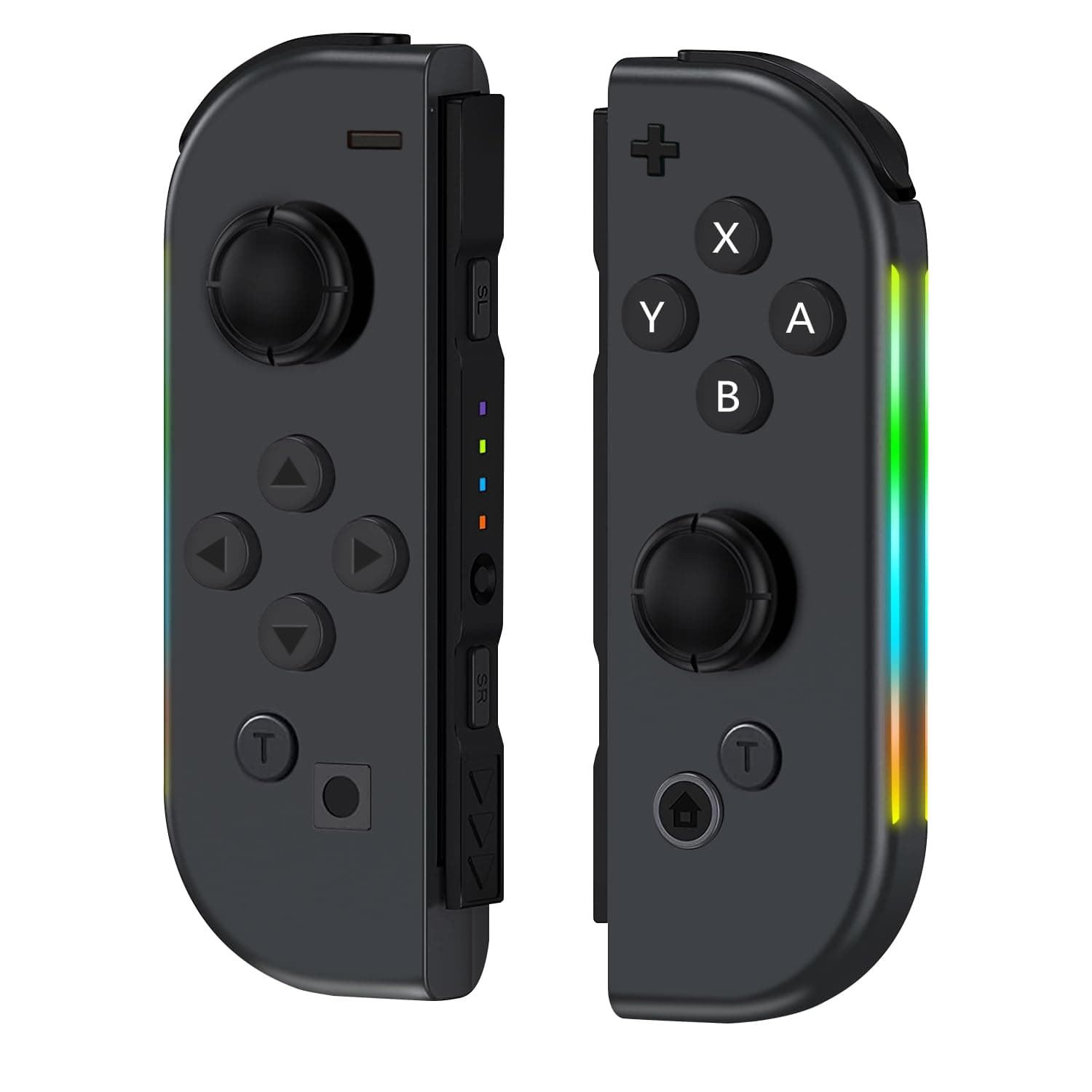 JYELUK Replacement for Nintendo Switch Controller,Compatible with Switch Controllers With RGB LED，Support Double Vibration/Wake-up/Screenshot