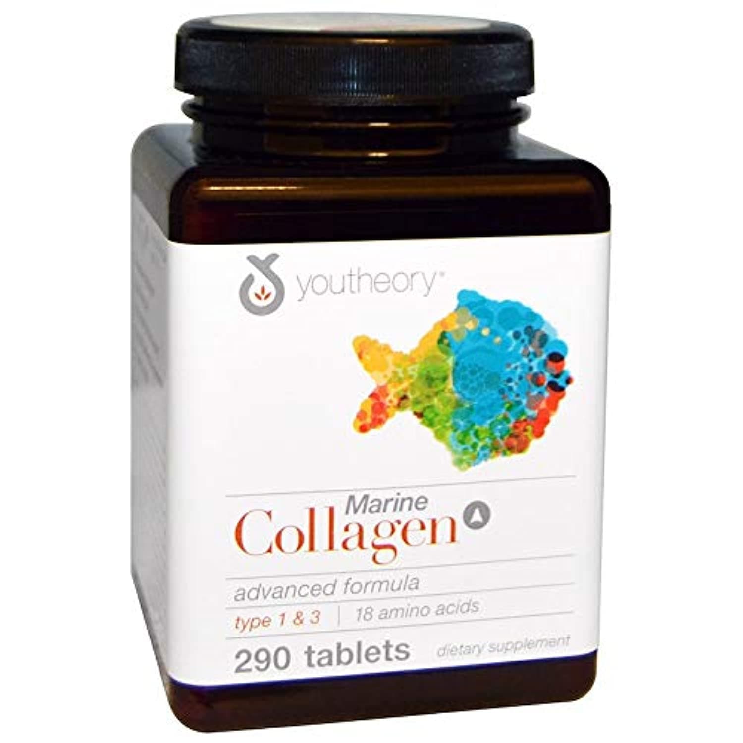 Marine Collagen Advanced Formula, 290 Tablets
