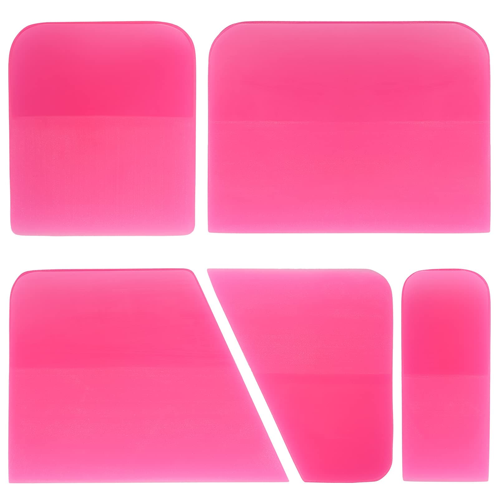 Gomake 5 in 1 PPF Squeegee,Anti-Scratch Rubber Squeegee for car,Window Tint Small Suqeegee for Vinyl Wrap Installation,Window Tint Tool,Water Wiper,Window Mirror Cleaning Tool