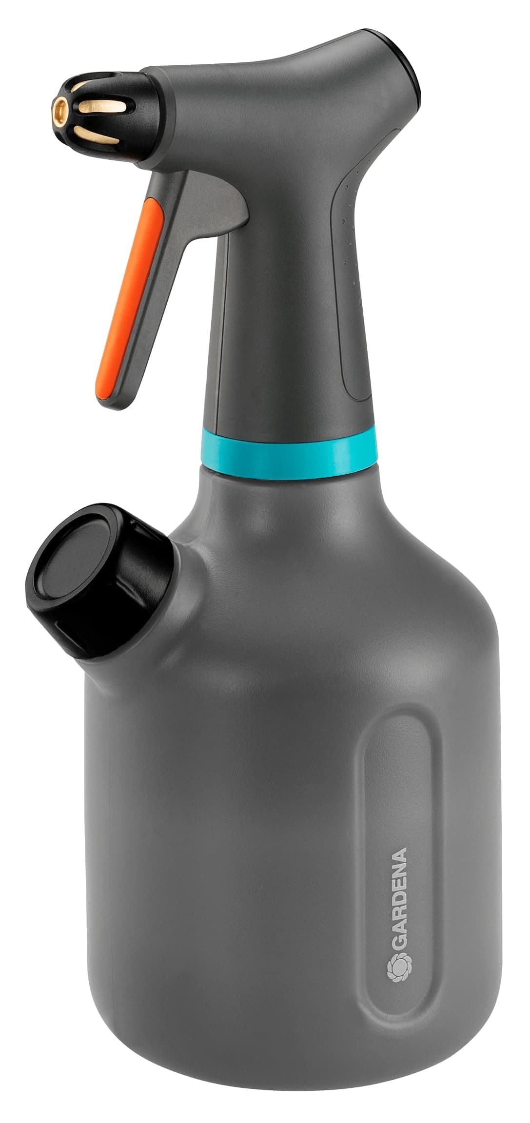 GARDENA Pump Sprayer 1 L, Black/Grey/Orange/Turquoise
