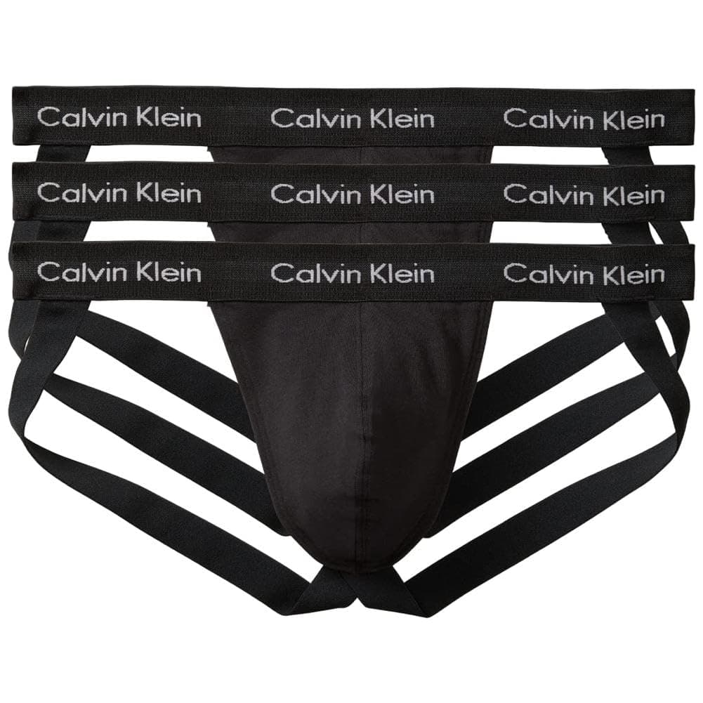Calvin Klein mens Cotton Stretch 3-pack Jock Strap