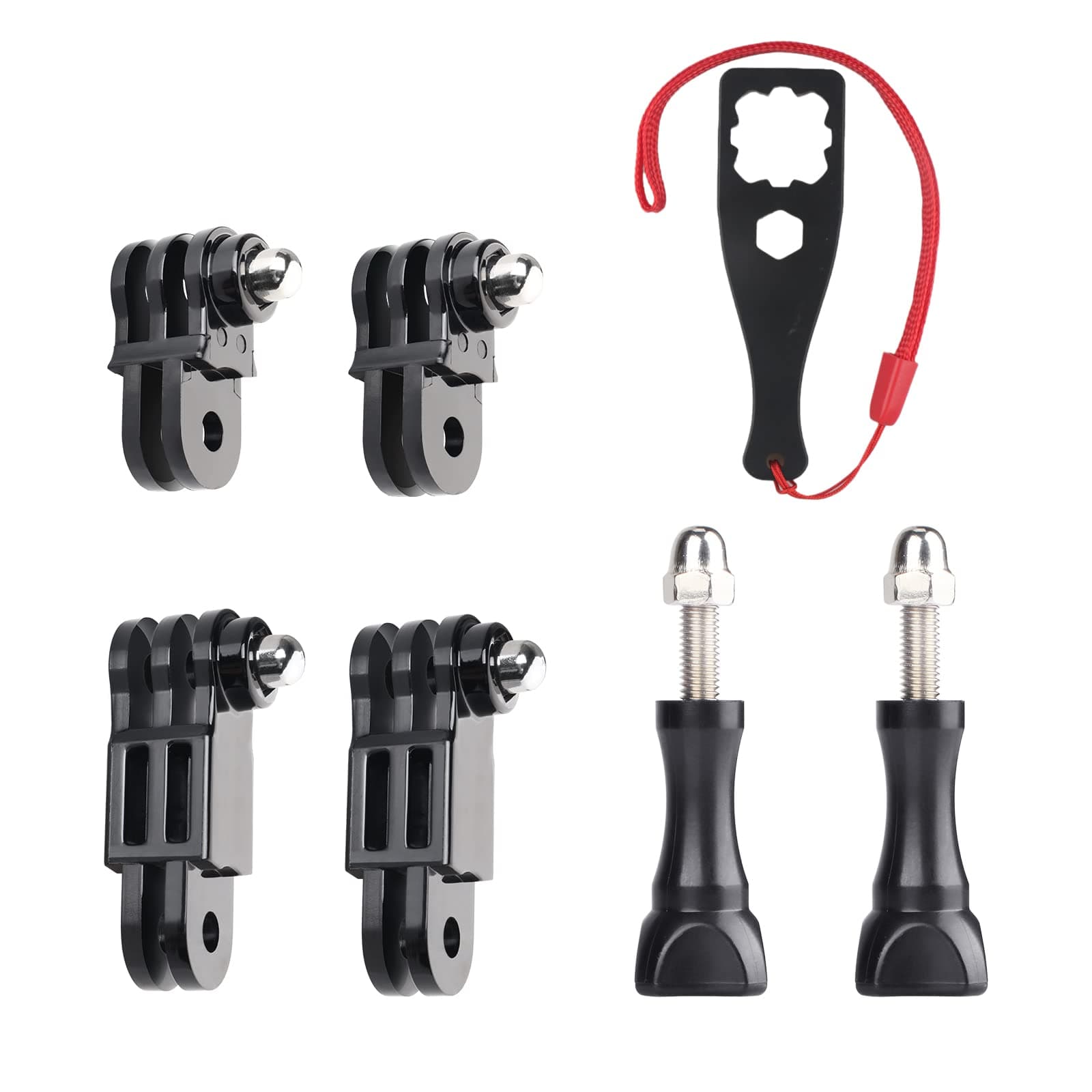 Adjust Extension Arm Mount for GoPro, Same Direction Straight Joints Mount for Hero 13/12/11/10/9/8/7/6/5/4/3 and Other Action Cameras