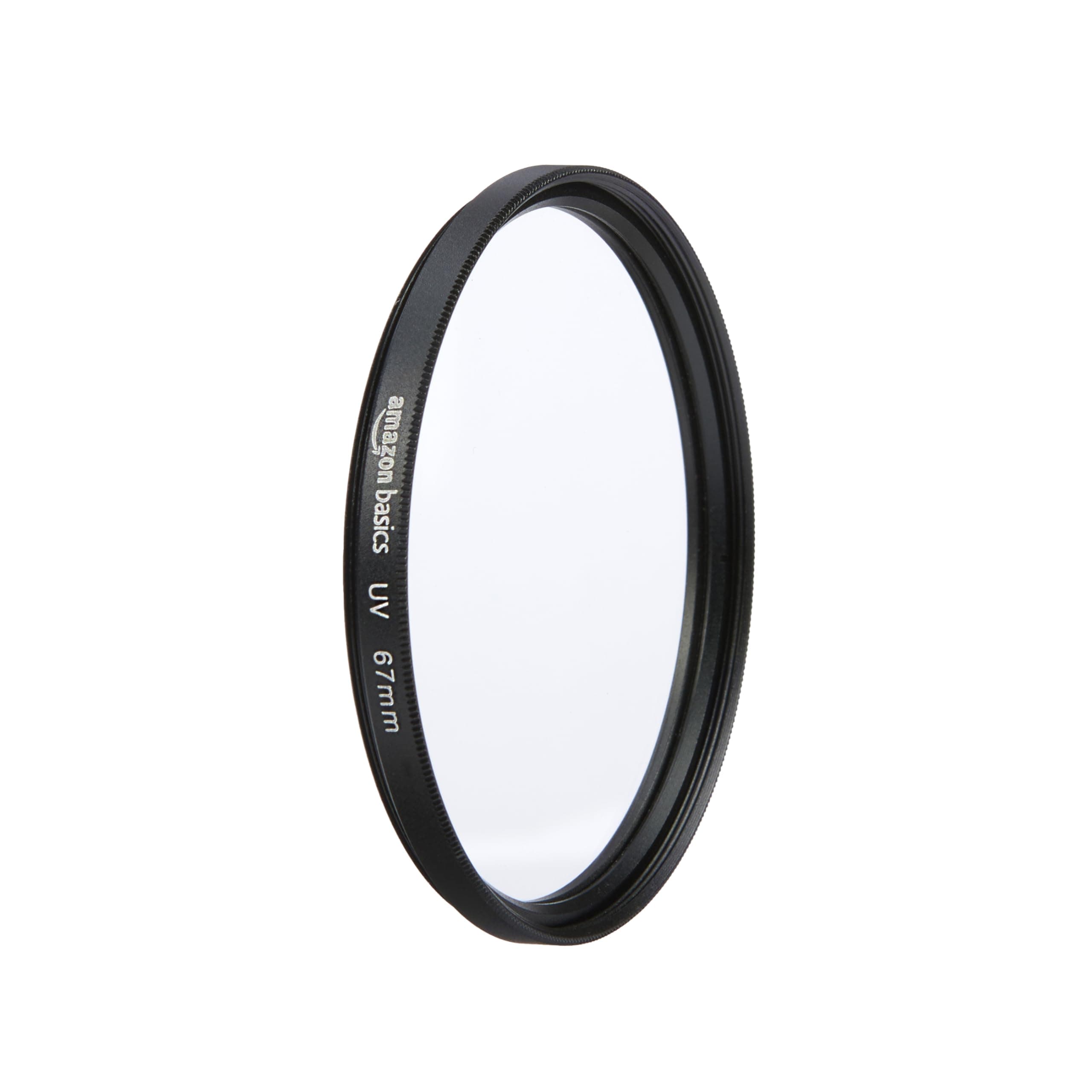 Amazon Basics 67 mm Circular UV Protection Filter for Clearer Pictures, Protects from Dust, Dirt and Scratches