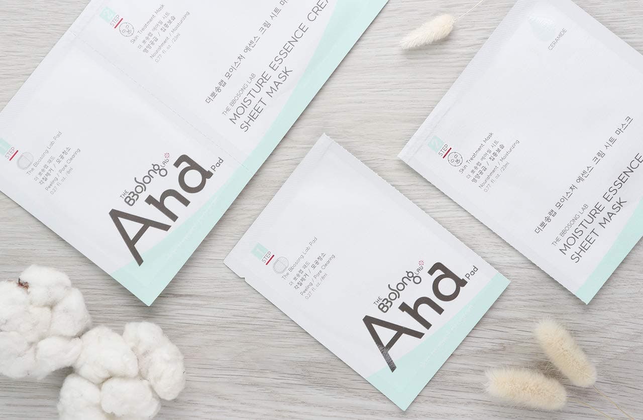 2-STEP Aha Peeling Pad Essence Sheet Mask 5pcs