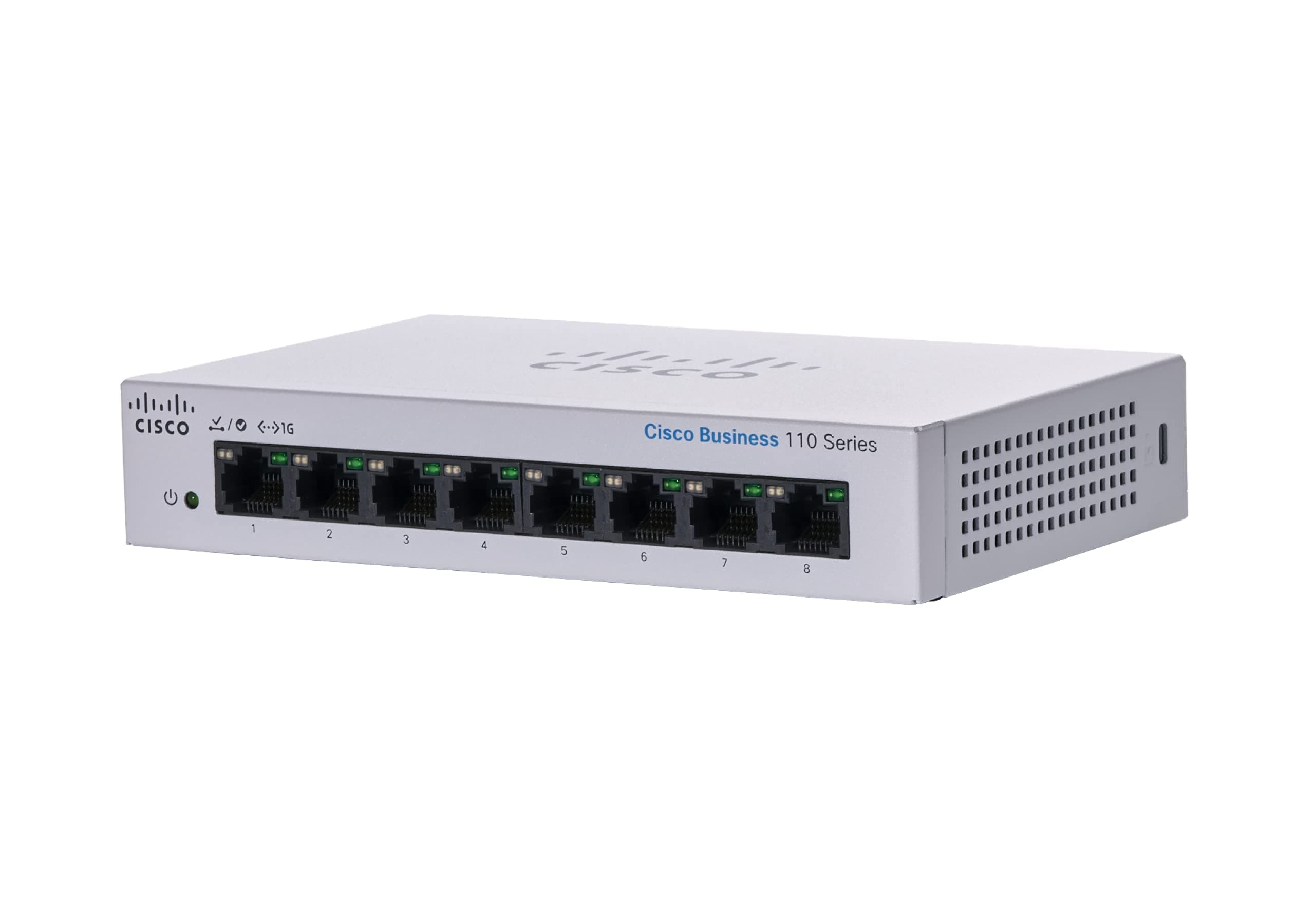 Business CBS110-8T-D Unmanaged Switch | 8 Port GE | Desktop | Ext PS | Limited Lifetime Protection (CBS110-8T-D)