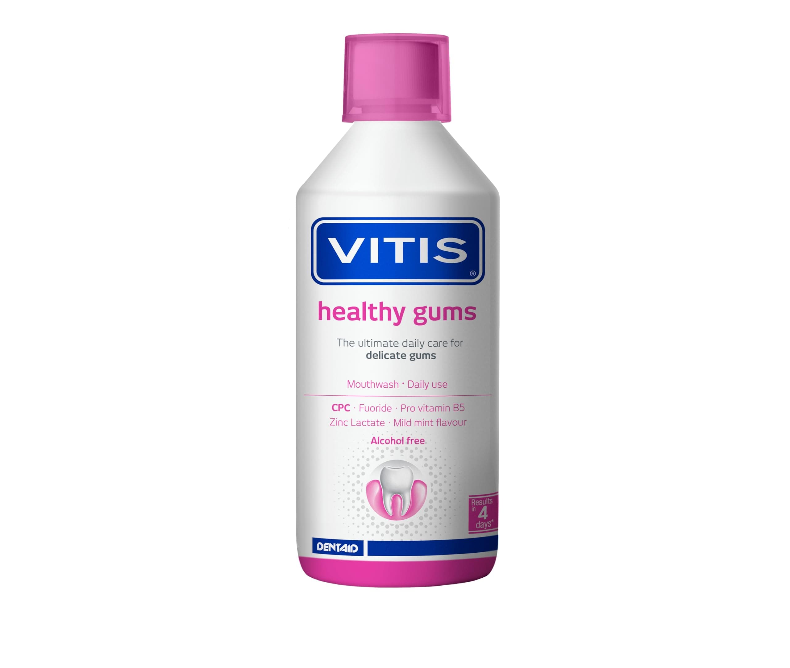Healthy Gums Mouthwash 500ml – Alcohol-Free Daily Oral Rinse for Gum Care, Helps Reduce Bleeding & Protect Sensitive Gums